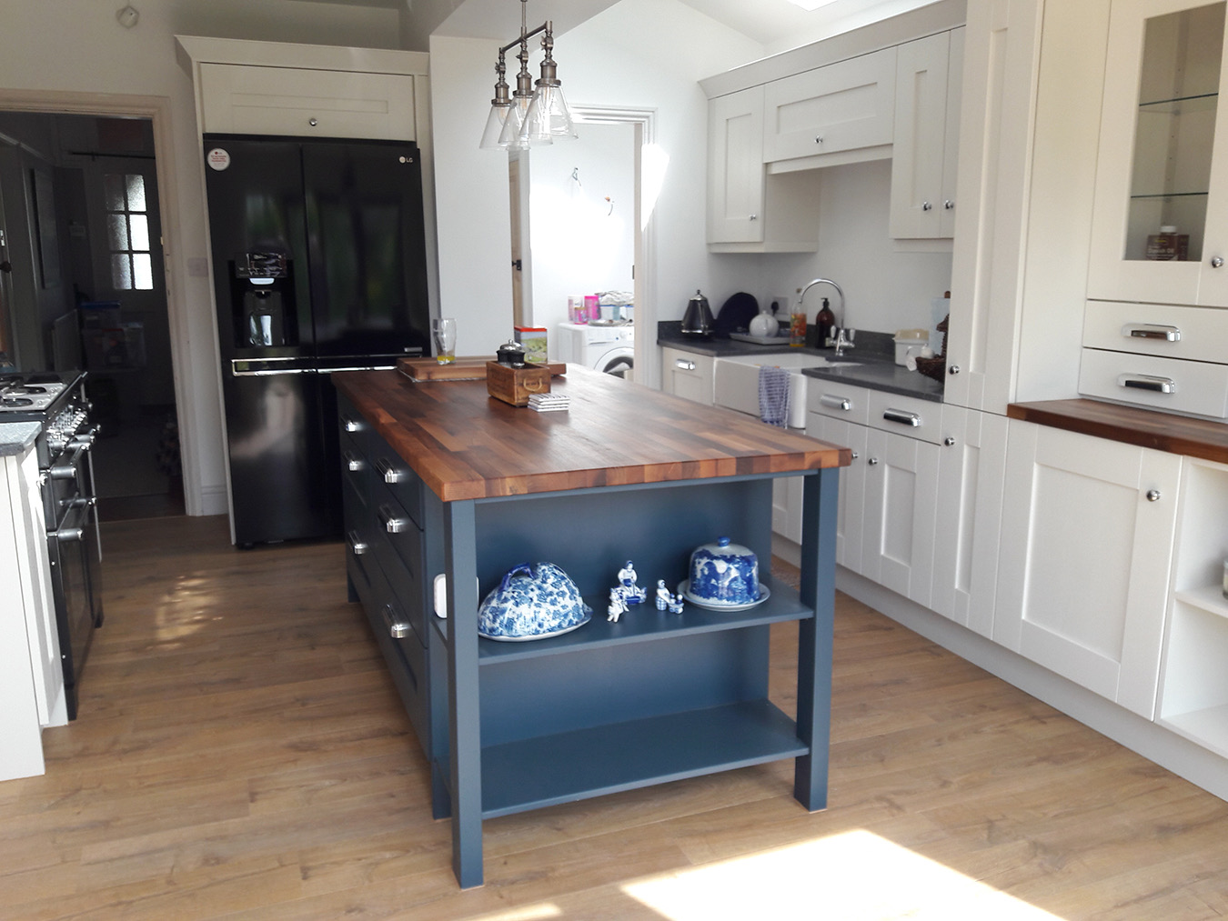 Completed fitted kitchen within a Beresford home improvement
